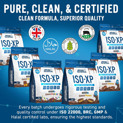 Applied Nutrition ISO XP Whey Isolate, Grass-fed Whey, Low Sugar, Low Carb, Low Fat 1-1.8kg - Ultimate Sup Singapore