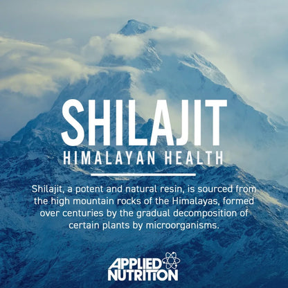 Applied Nutrition, Pure Himalayan Shilajit, Energy & Vitality Support, 90 Capsules - Ultimate Sup Singapore