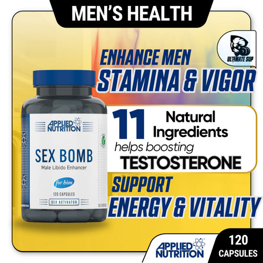 Applied Nutrition, Sex Bomb For Him, 120 Capsule - Ultimate Sup Singapore