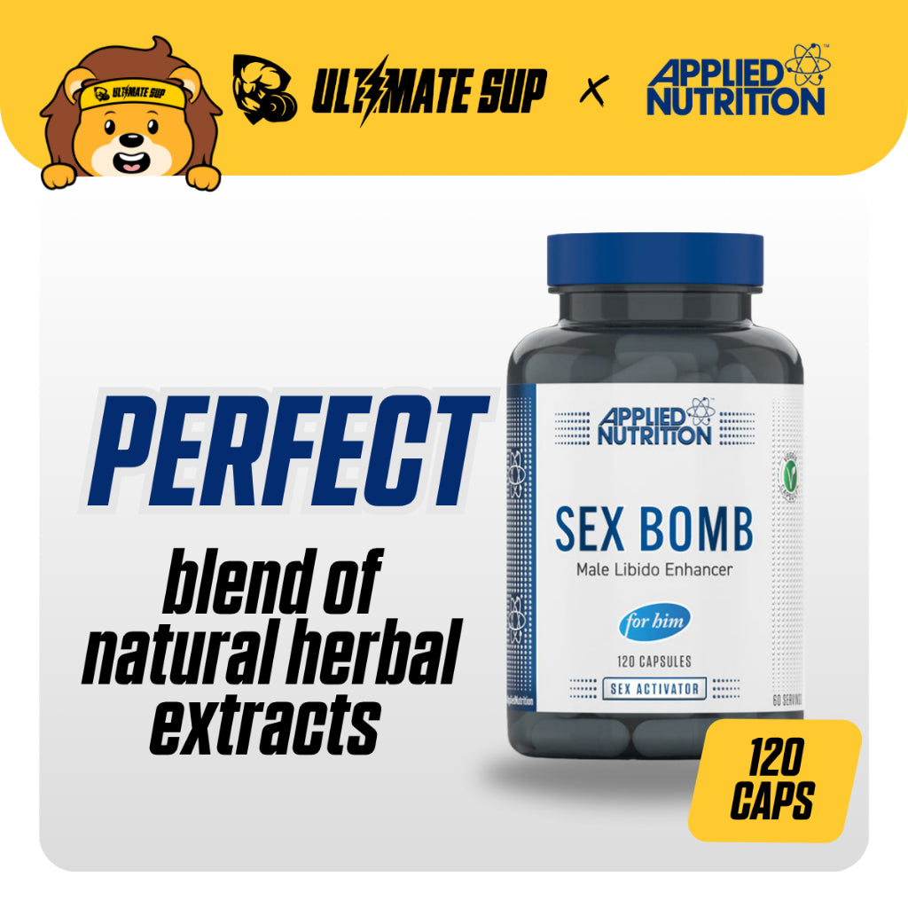 Applied Nutrition, Sex Bomb For Him, 120 Capsule - Ultimate Sup Singapore