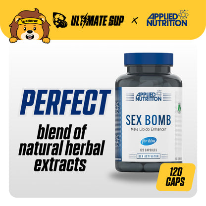 Applied Nutrition, Sex Bomb For Him, 120 Capsule - Ultimate Sup Singapore