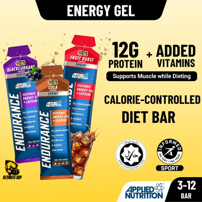 Applied Nutrition, Sprint Isotonic Energy Gel, Endurance Energy Gel for Running Cycling, Various Flavor, 20pcs - Ultimate Sup Singapore