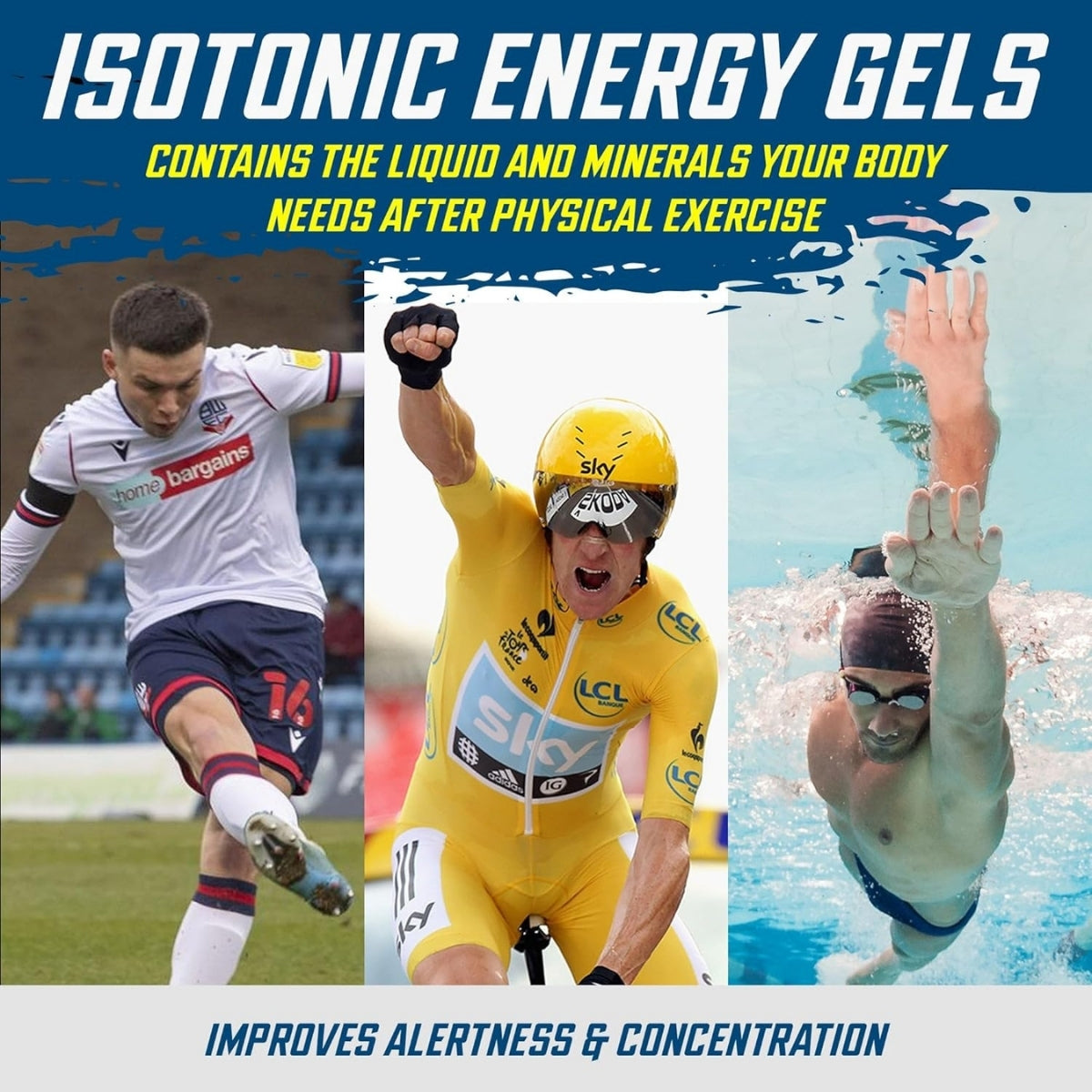 Applied Nutrition, Sprint Isotonic Energy Gel, Endurance Energy Gel for Running Cycling, Various Flavor, 20pcs - Ultimate Sup Singapore