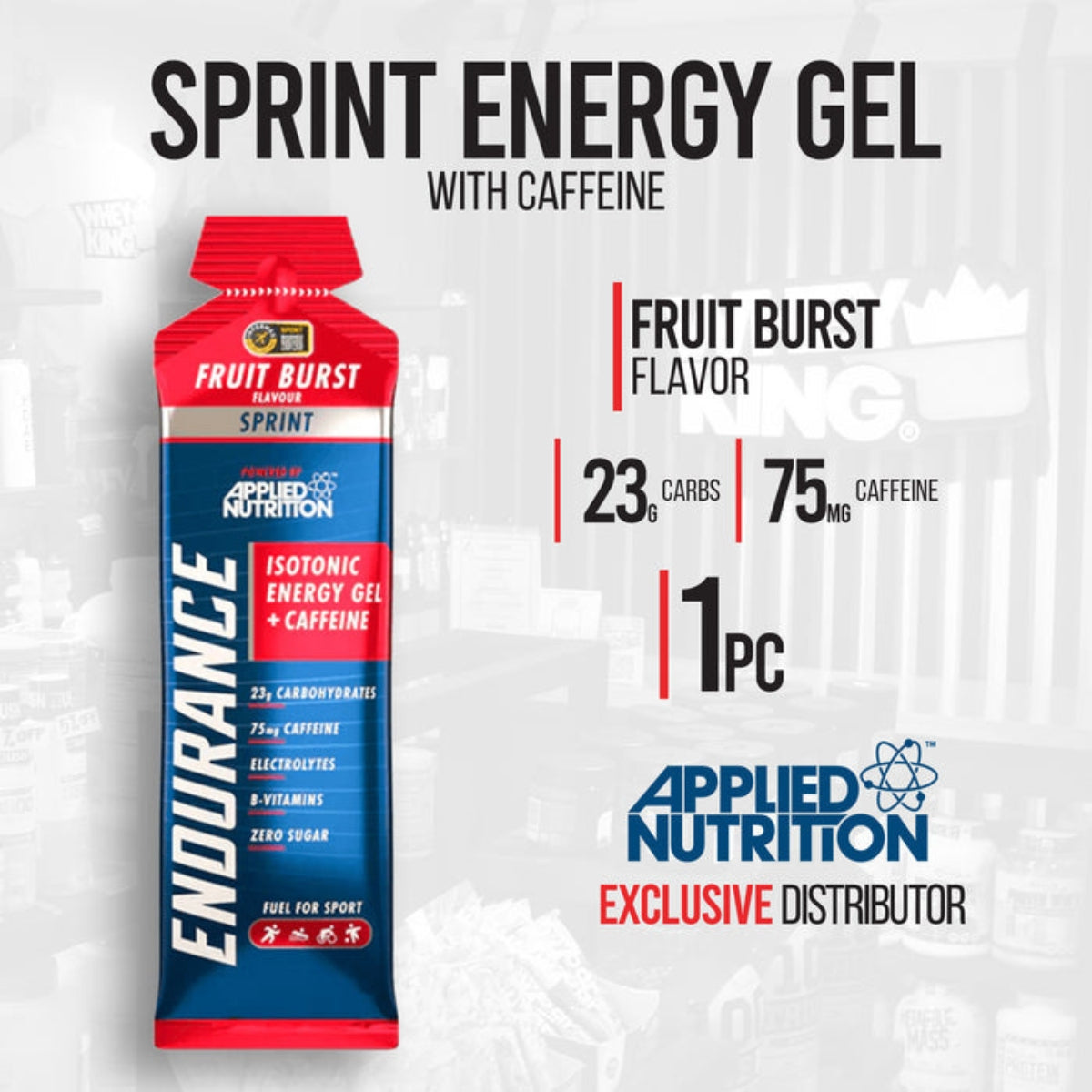 Applied Nutrition, Sprint Isotonic Energy Gel, Endurance Energy Gel for Running Cycling, Various Flavor, 20pcs - Ultimate Sup Singapore