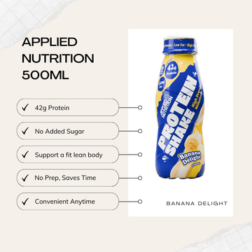 Applied Nutrition, Ready-to-Drink Protein Shake, High-quality Milk Protein for Muscle Recovery & Growth, 3–8 Cans