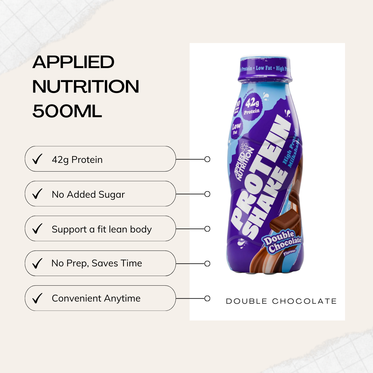 Applied Nutrition, Ready-to-Drink Protein Shake, High-quality Milk Protein for Muscle Recovery & Growth, 3–8 Cans