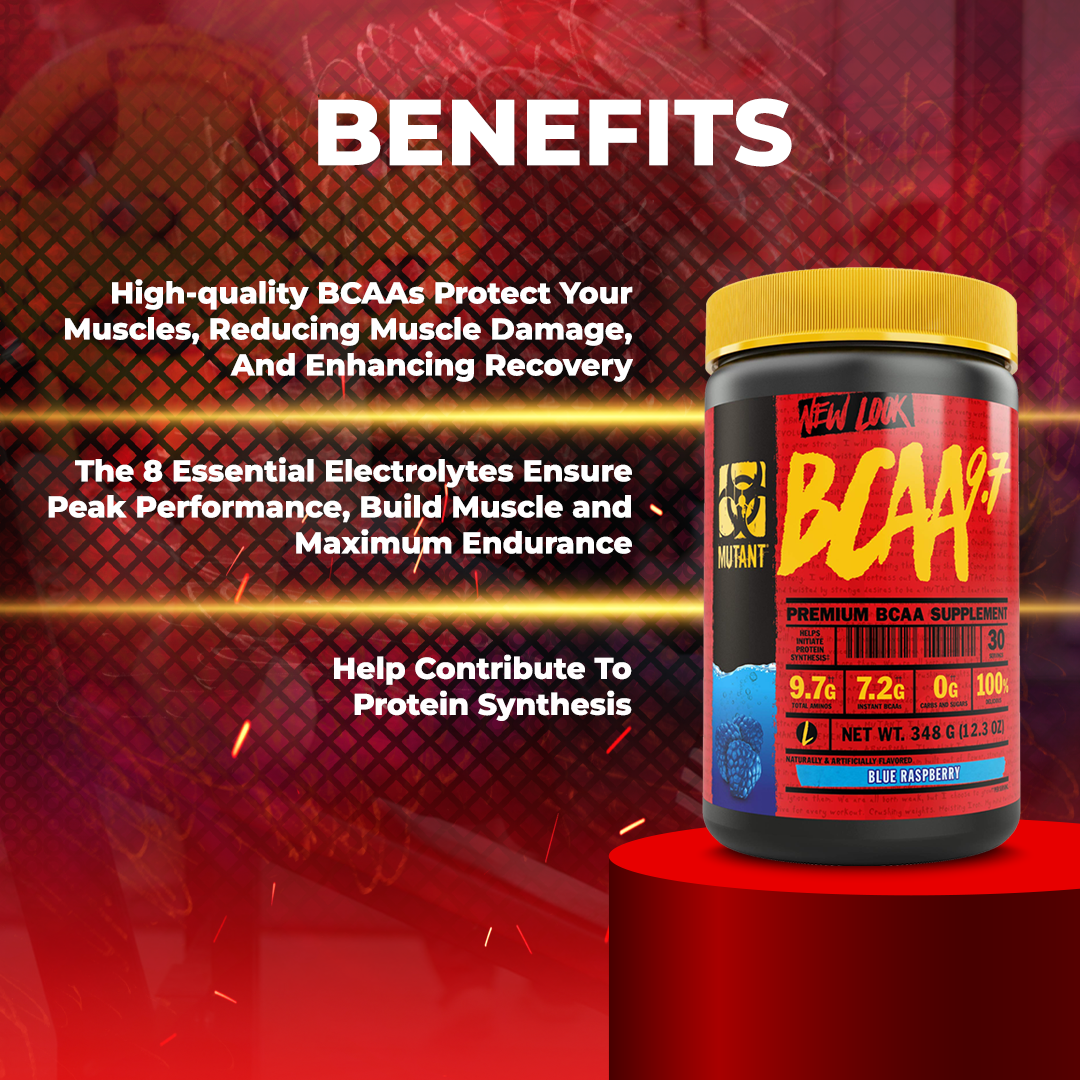 Mutant BCAA 9.7, Premium BCAA supplement, 348 - 1044g, 30-90 Servings - Ultimate Sup Singapore