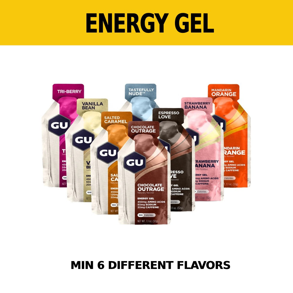 GU Energy Gel 24 Pack - Various Flavors