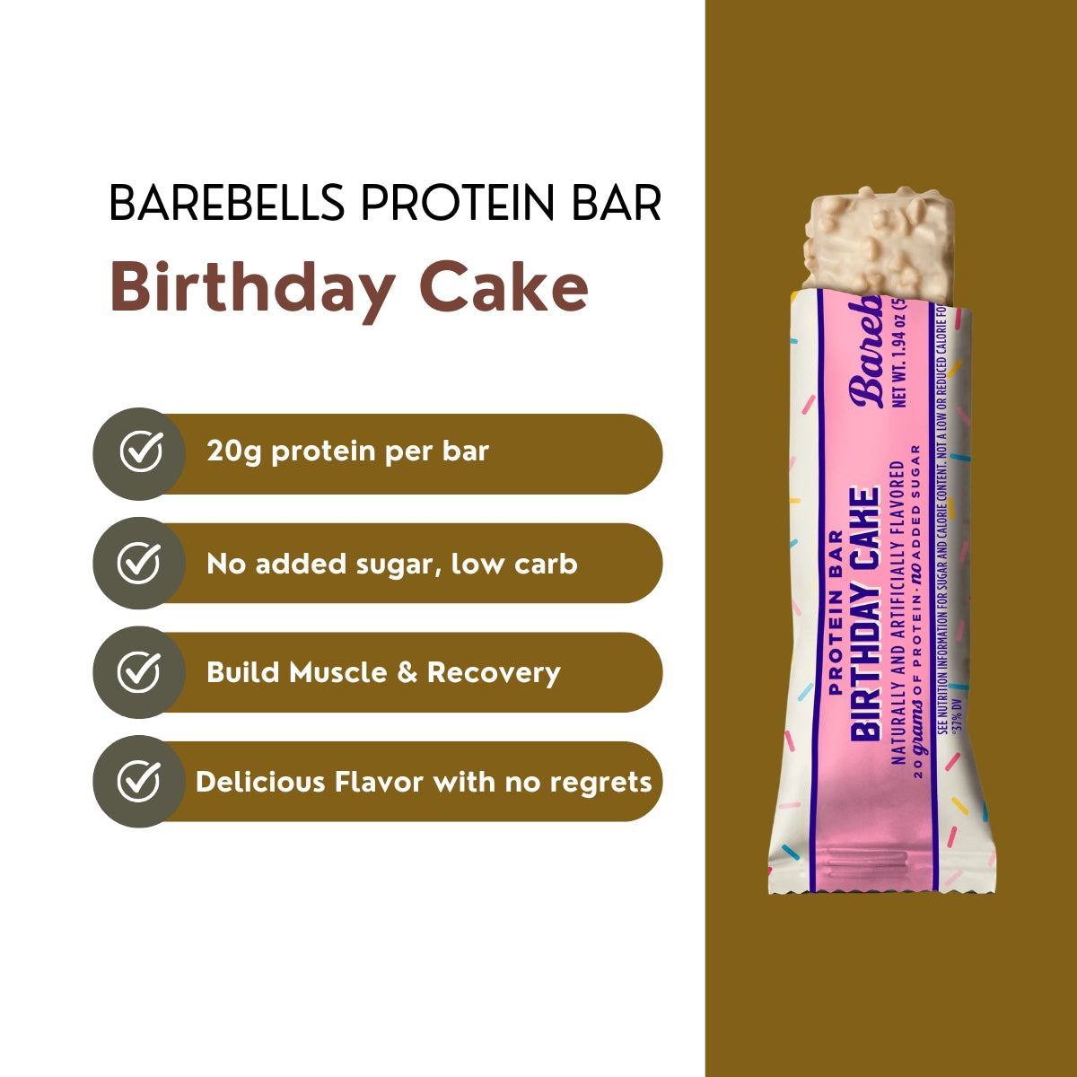 Protein Bar Low Carb, Various Brands and Assorted Flavors, 1pcs