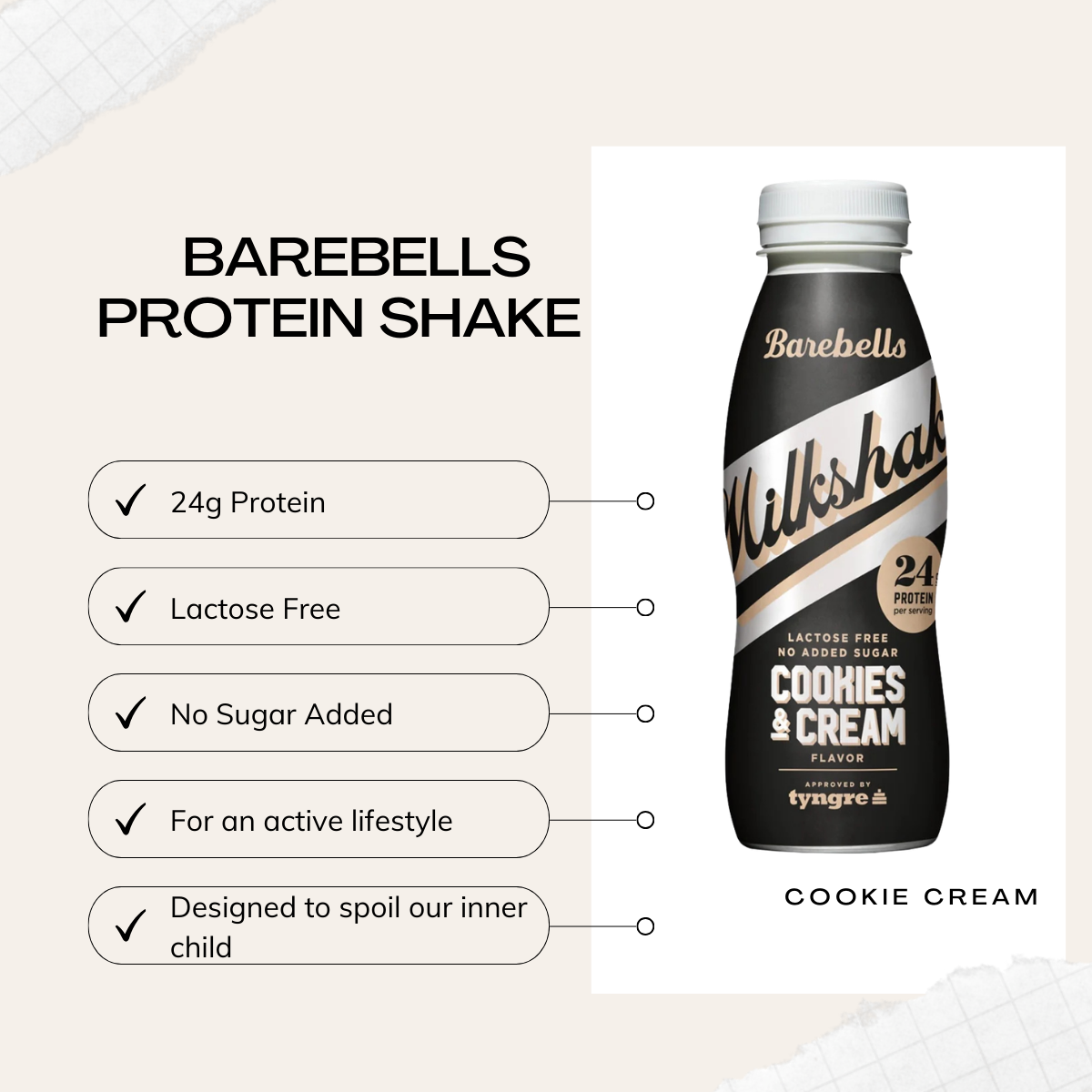 Barebells Protein Shakes, Myprotein Drink, Post Workout Milkshake Drinks, High Protein Low Carb Shakes, 1 bottle