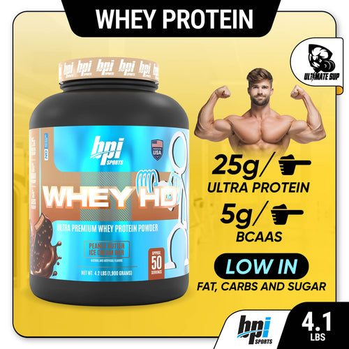 BPI Sports, Whey HD, Ultra Premium Whey Protein Powder, 4.1lbs - Ultimate Sup Singapore