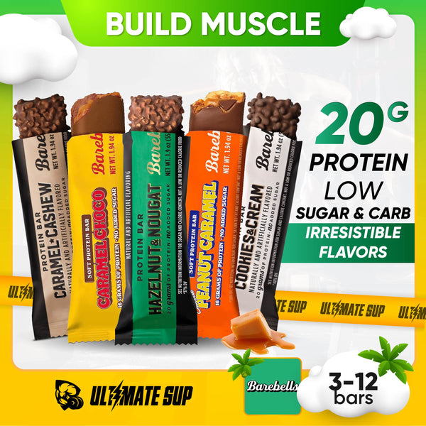 Barebells, Protein Bar, 12 Bars - Ultimate Sup Singapore