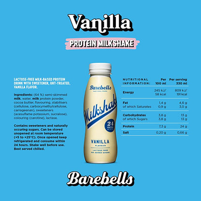Barebells Protein Shakes, Myprotein Drink, Post Workout Milkshake Drinks, High Protein Low Carb Shakes, 1 bottle - Ultimate Sup Singapore