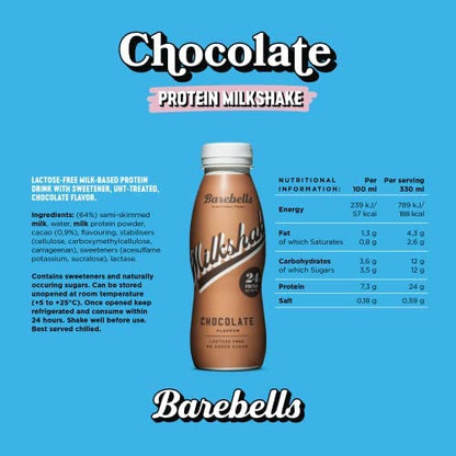 Barebells Protein Shakes, Myprotein Drink, Post Workout Milkshake Drinks, High Protein Low Carb Shakes, 1 bottle - Ultimate Sup Singapore