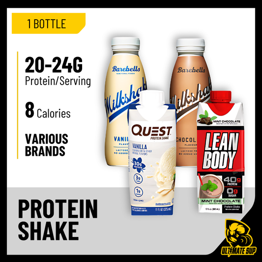 Barebells Protein Shakes, Myprotein Drink, Post Workout Milkshake Drinks, High Protein Low Carb Shakes, 1 bottle - Ultimate Sup Singapore