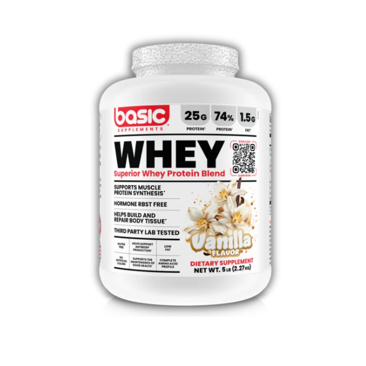 Basic Supplements, Basic Whey Blend, High Provon Whey Blend, Post Workout, Lean Muscle, Strength & Recovery, 27-68sers - Ultimate Sup Singapore