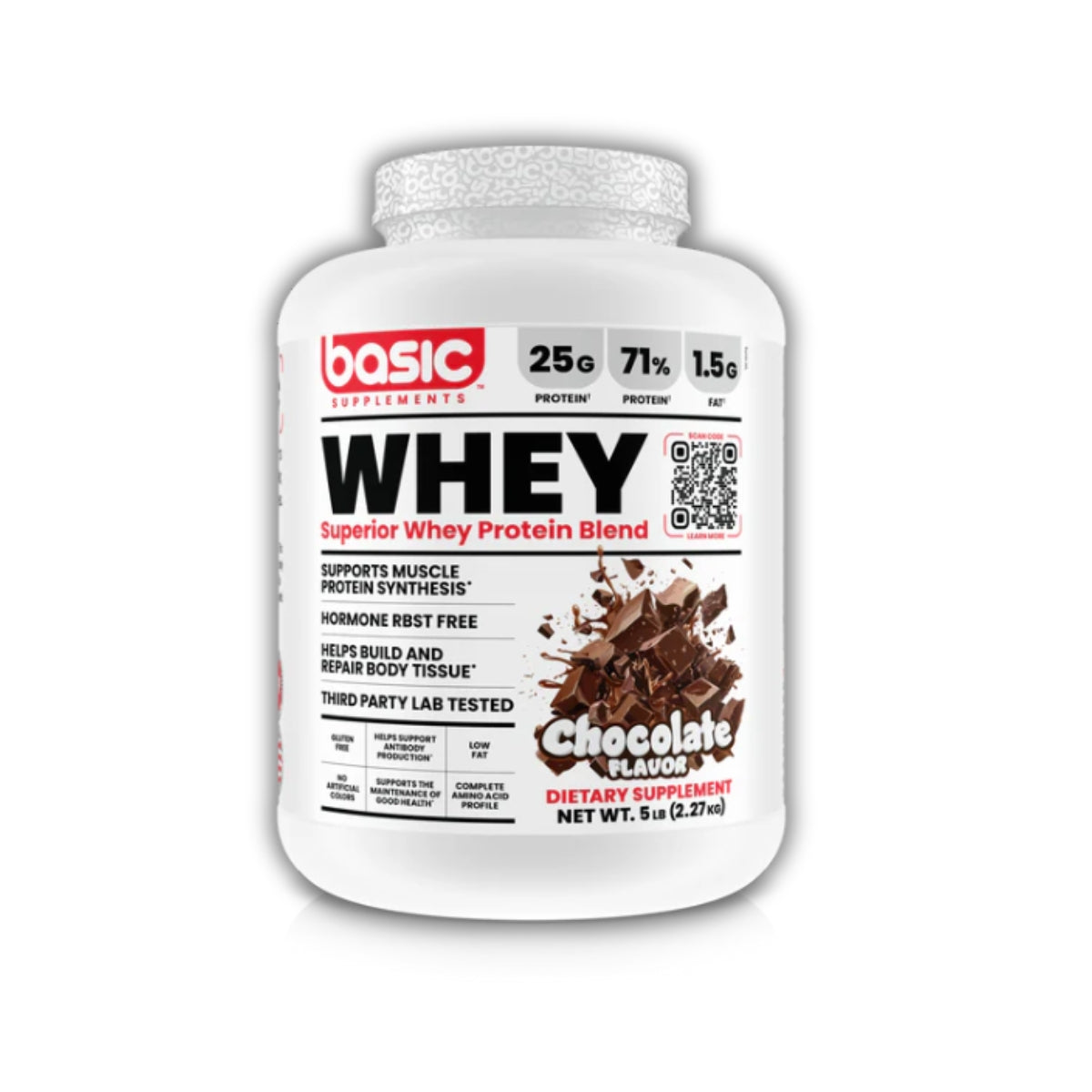 Basic Supplements, Basic Whey Blend, High Provon Whey Blend, Post Workout, Lean Muscle, Strength & Recovery, 27-68sers - Ultimate Sup Singapore