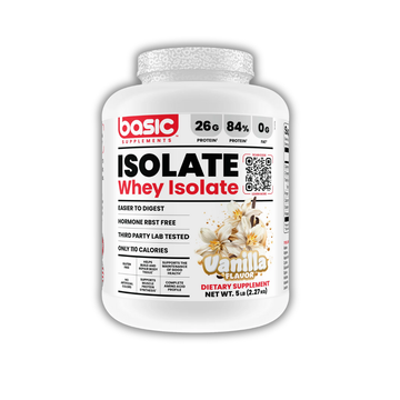 Basic Supplements, Basic Whey Isolate, High Provon Whey Isolate, Clean Whey, Fast Absorption for Muscle Building, 73ser - Ultimate Sup Singapore