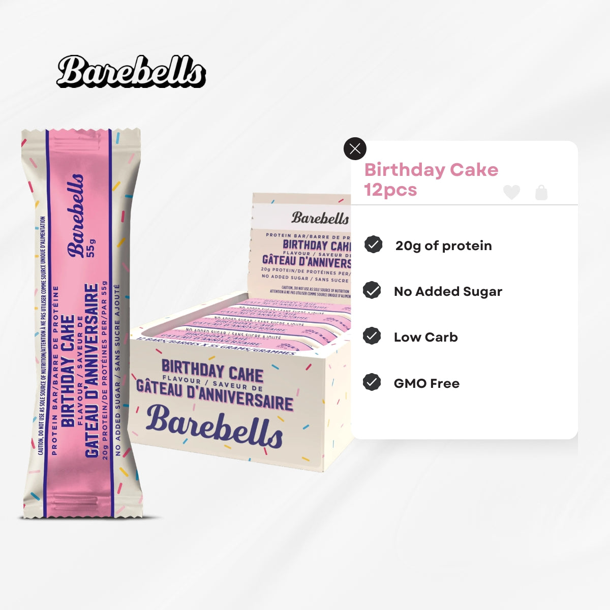 Barebells, Protein Bar, 12 Bars