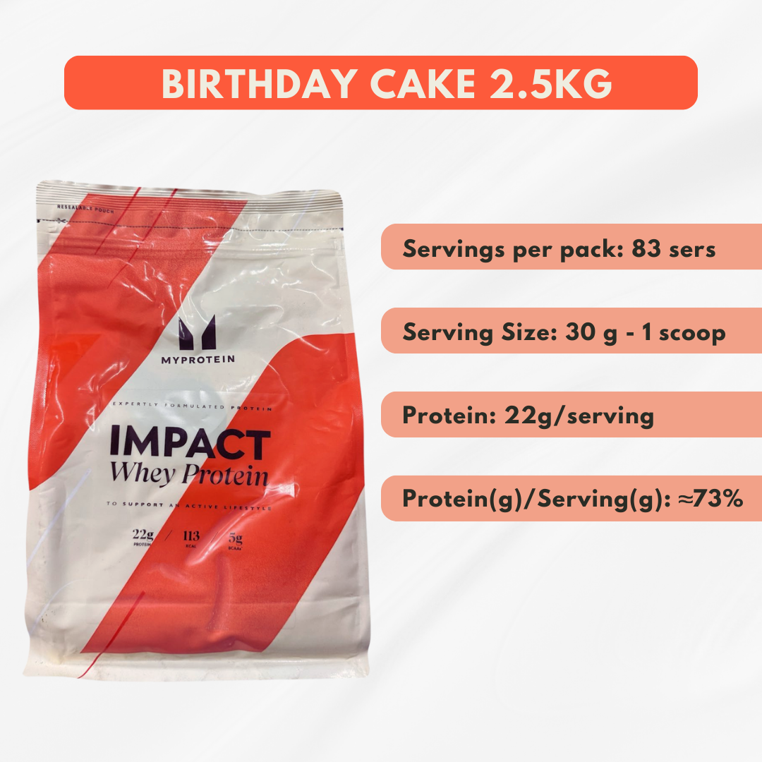 Myprotein, Impact Whey Protein Powder, 1-2.5 kg