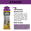 Science In Sport GO Isotonic Energy Gels, Running Gels with 22 g Carbohydrates, Low Sugar, 6 - 30 pack, 60 ml Per Serving - Ultimate Sup Singapore