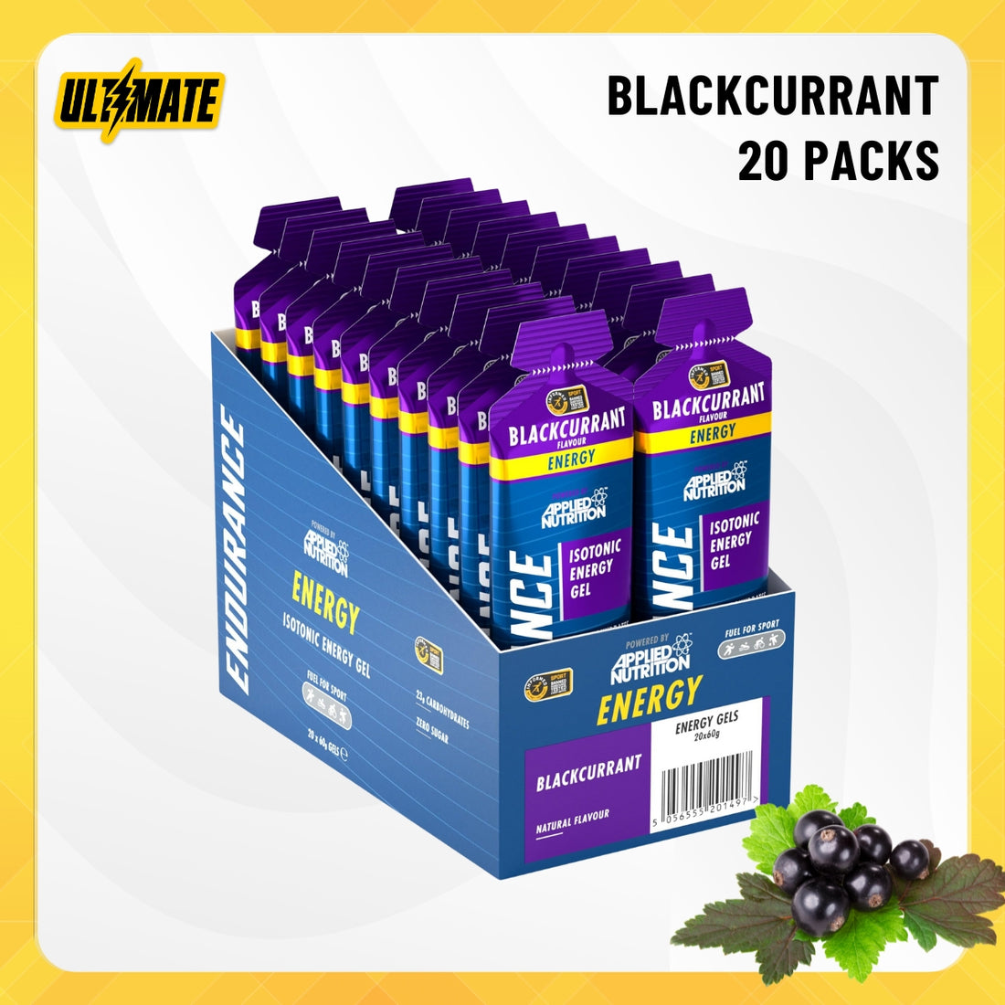 Applied Nutrition Endurance Isotonic Energy Gel - Energy 60G, 20 packs - Ultimate Sup Singapore