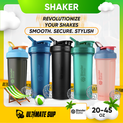 Blender Bottle, Classic Protein Shaker With Loop Version 2, 45oz - Ultimate Sup Singapore