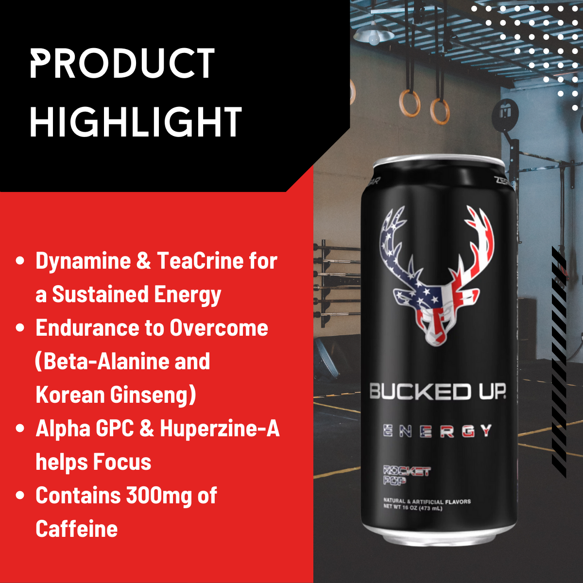 Bucked Up Energy, Extreme Energy And Focus Drink, 3-12 cans - Ultimate Sup Singapore