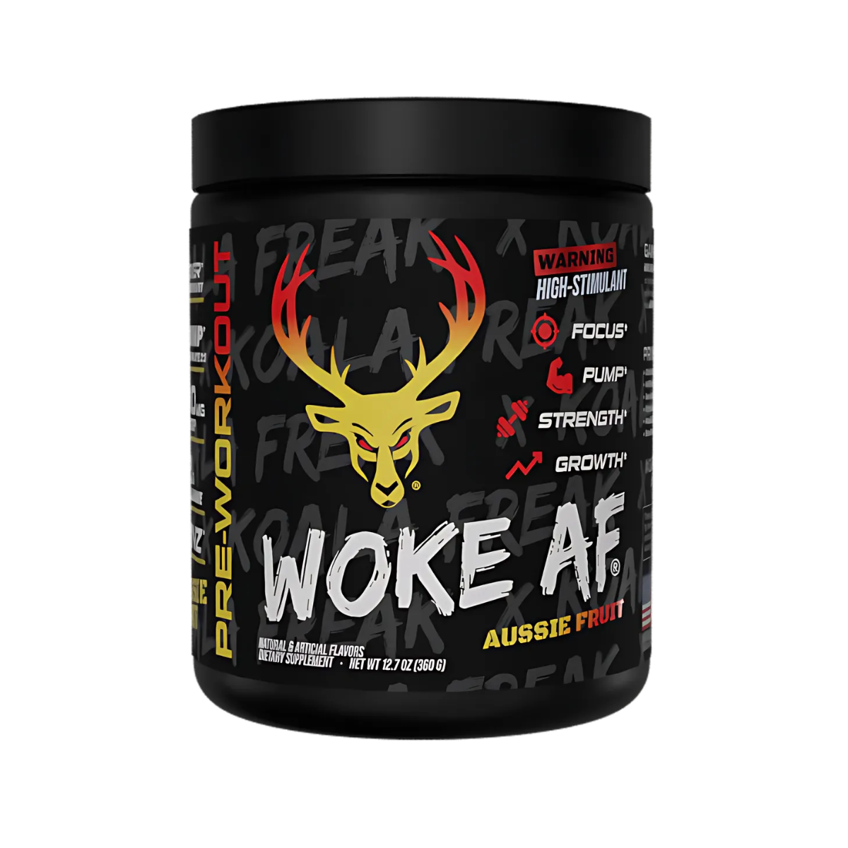 Bucked Up, Woke AF, High Stimulant Pre-Workout, 30 Servings - Ultimate Sup Singapore