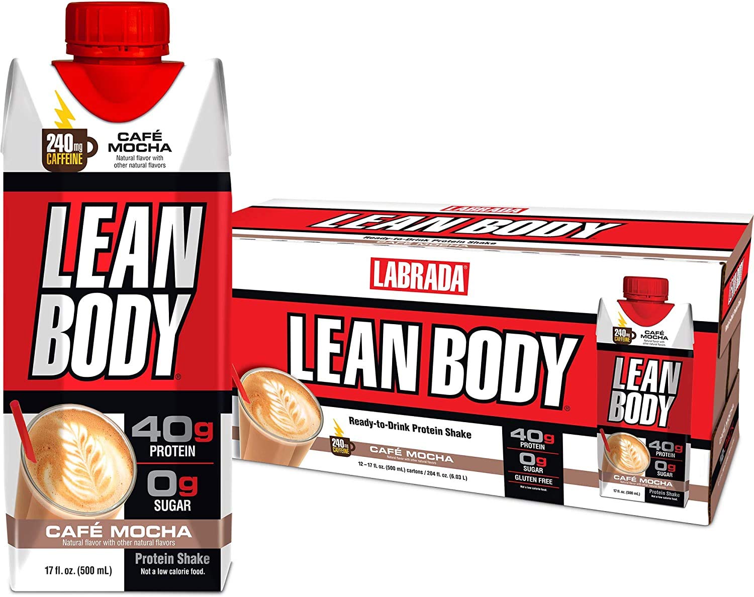 Labrada, Lean Body Ready-to-Drink Protein Shake, Support Lean Muscle, Gluten Free, Healthy Digestion, 250ml - 500ml - Ultimate Sup Singapore