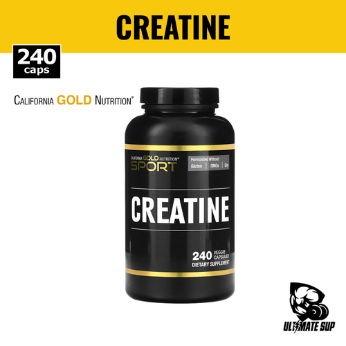 California Gold Nutrition, Creatine, 240 Veggie Capsules - Ultimate Sup Singapore