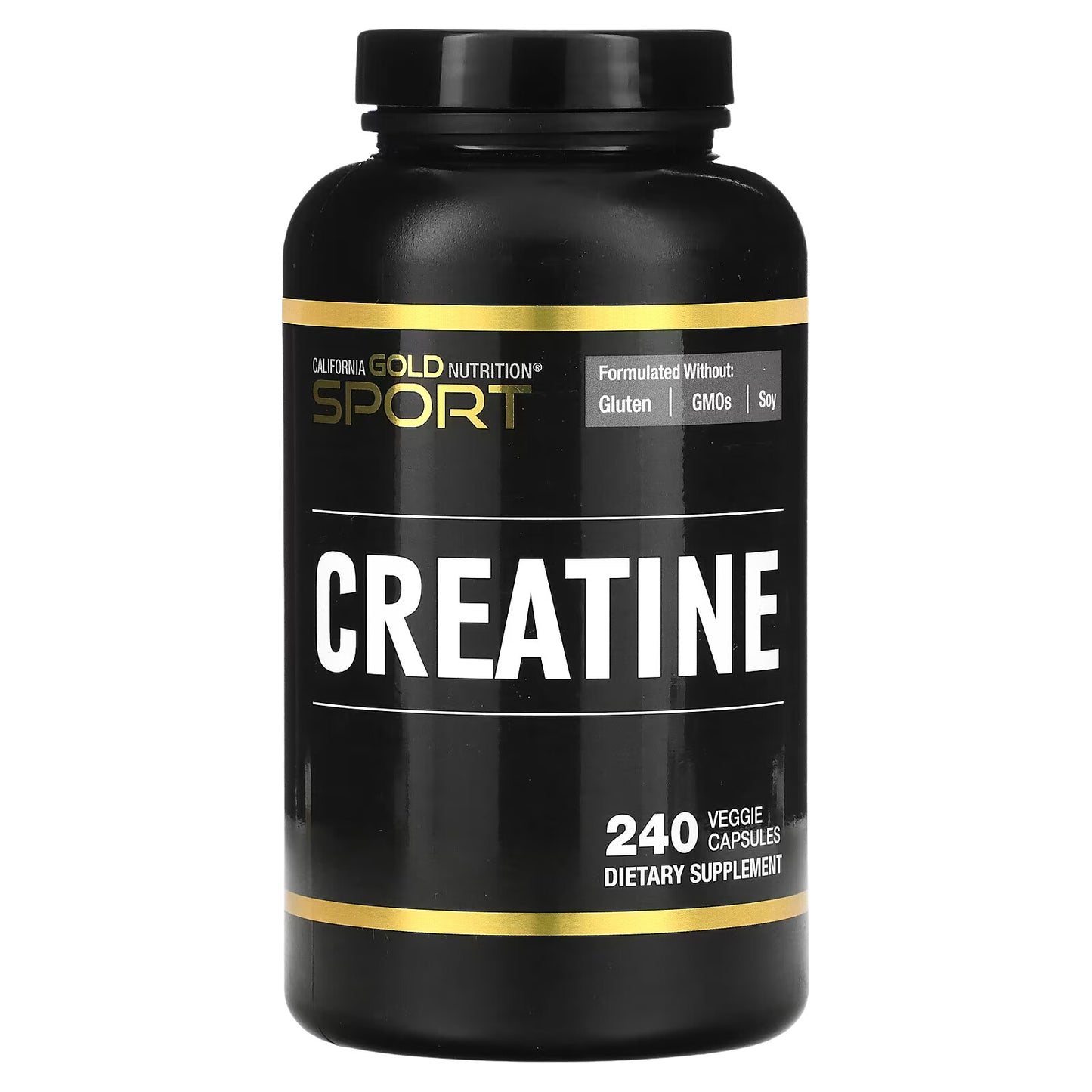 California Gold Nutrition, Creatine, 240 Veggie Capsules - Ultimate Sup Singapore