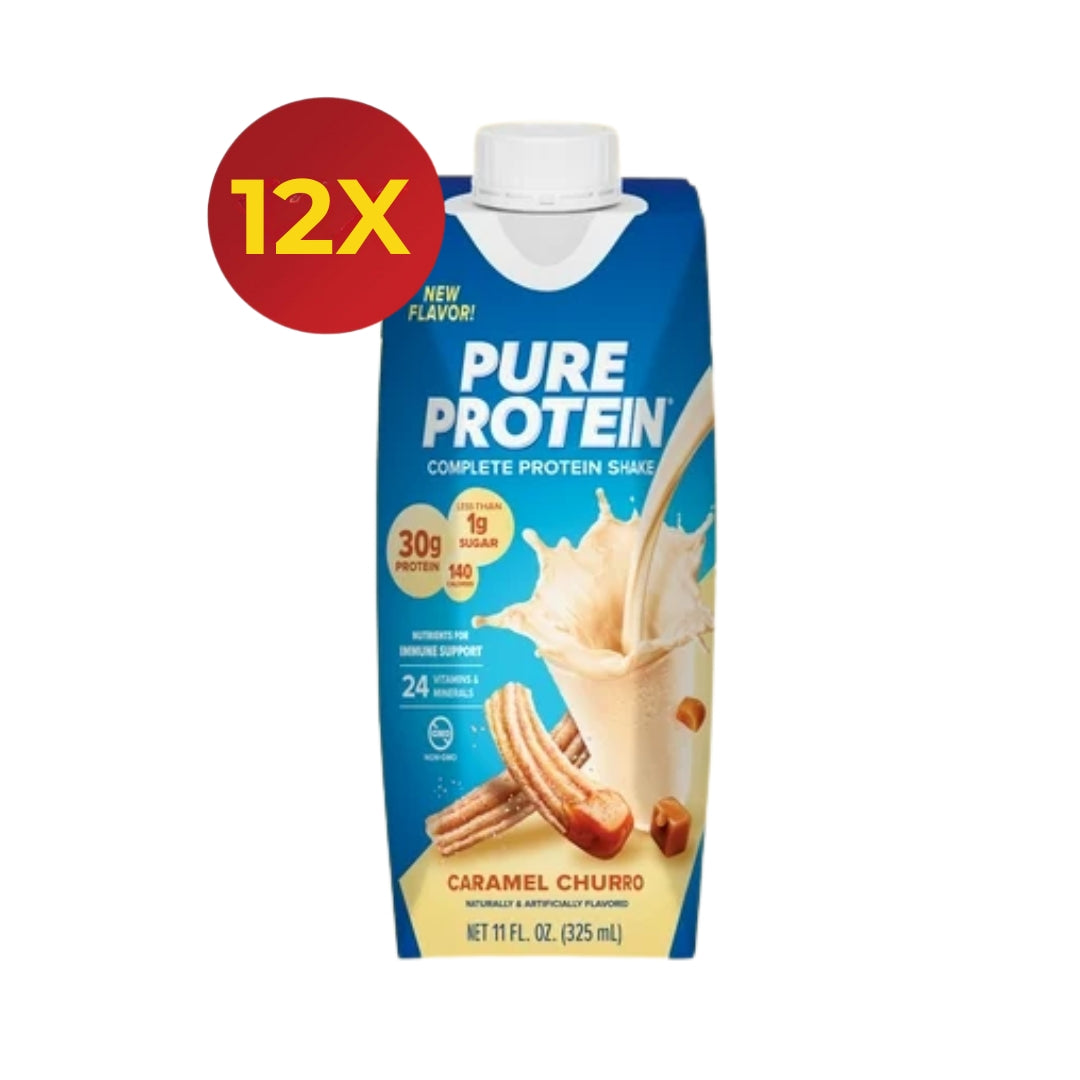 Pure Protein Shake, 30g Protein, Support Muscle, Vitamins, Keto Friendly, Various Flavors, 3-12 packs