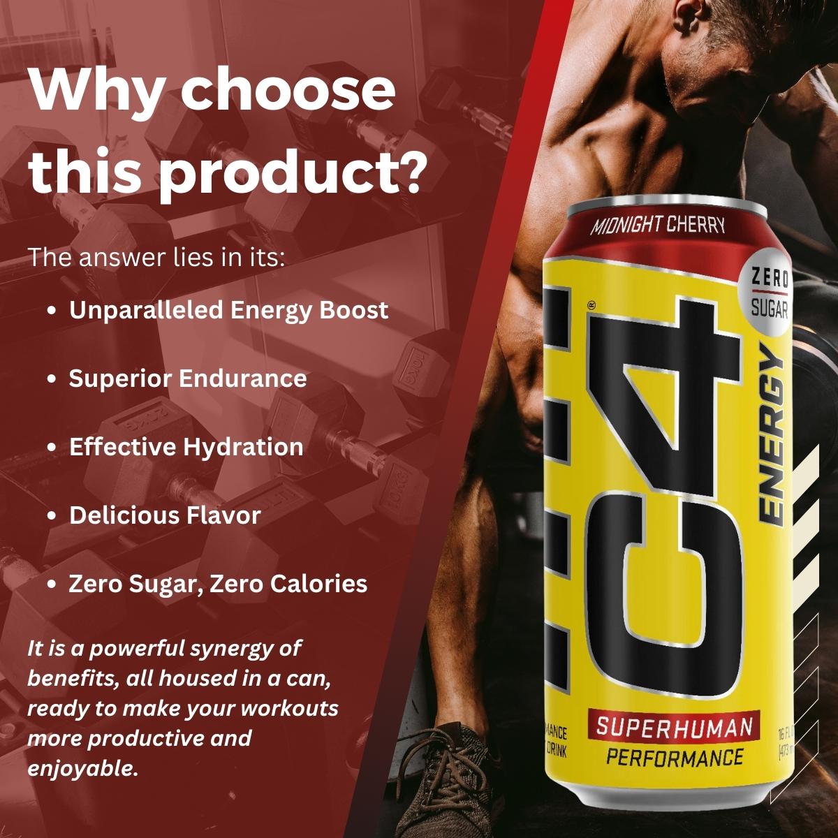 Cellucor, C4 Original Energy Drink, 16oz (3-12 cans) - Ultimate Sup Singapore