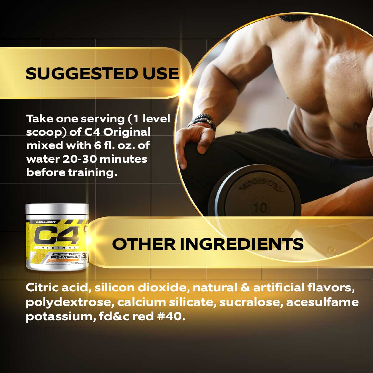 Cellucor, C4 Original Explosive Powder, 30-50 Sers - Ultimate Sup Singapore