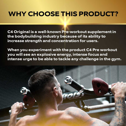 Cellucor, C4 Original Explosive Powder, 30-50 Sers - Ultimate Sup Singapore