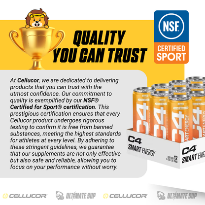 Cellucor C4 Smart Energy 12 x 330ml - Ultimate Sup Singapore