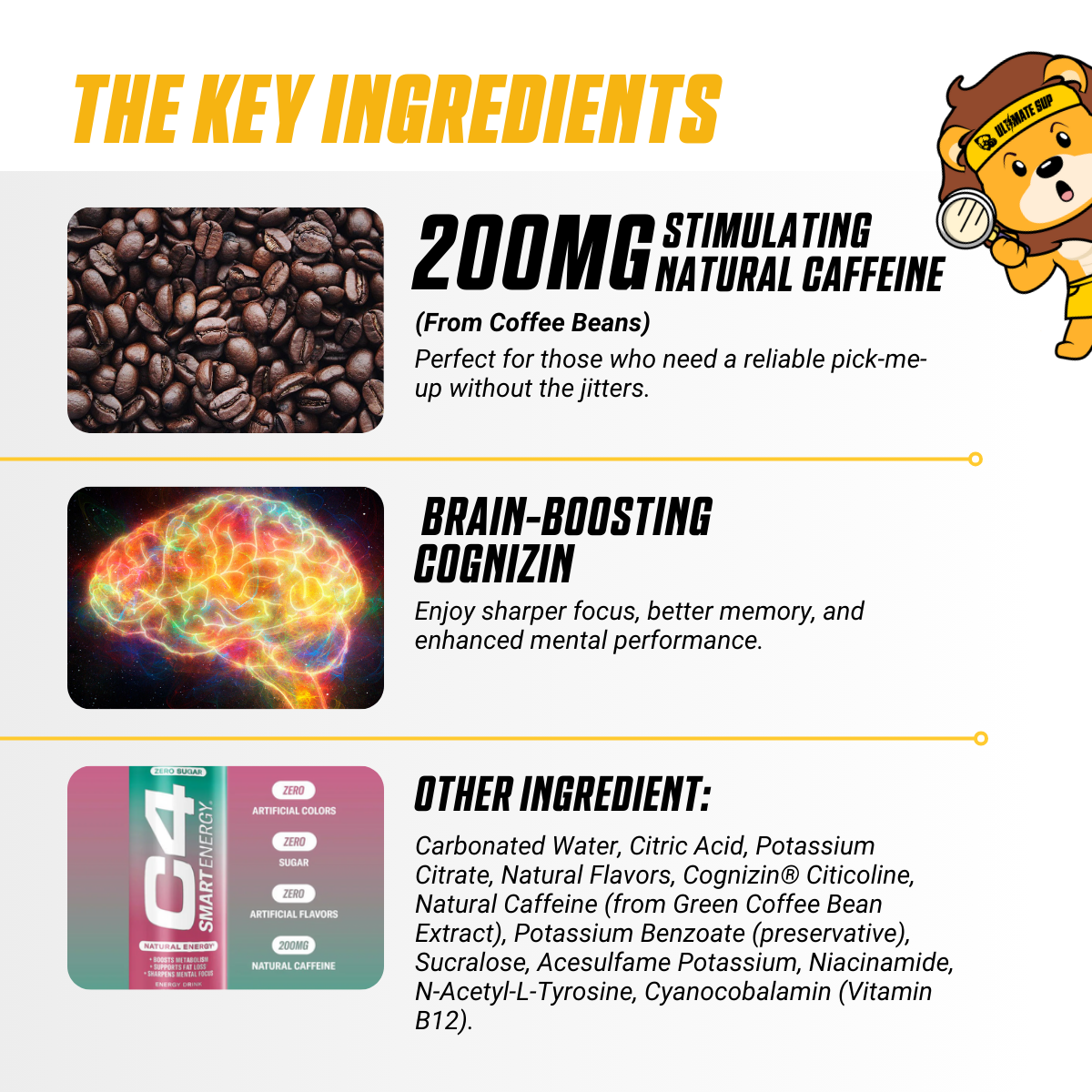 Cellucor C4 Smart Energy 12 x 330ml - Ultimate Sup Singapore