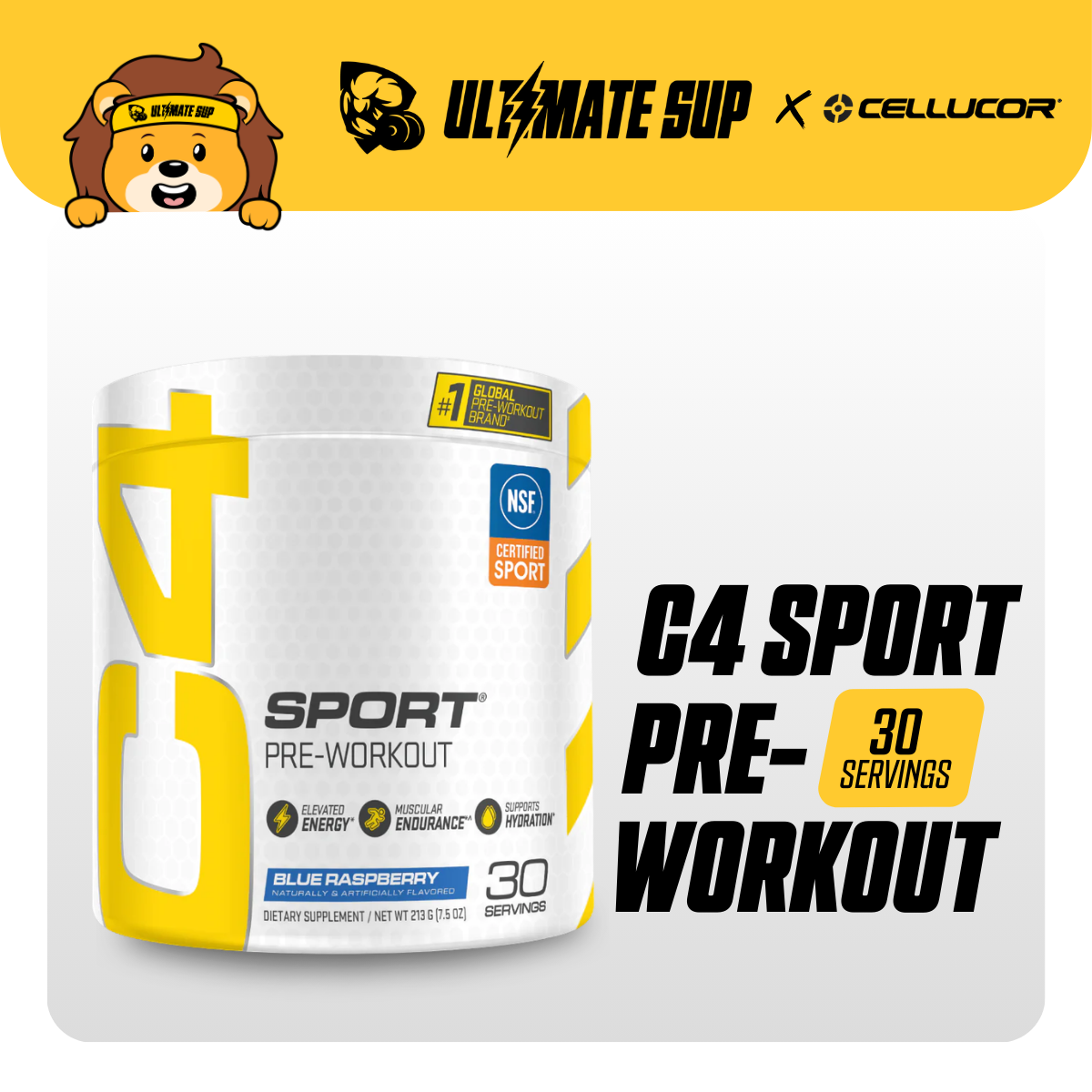 Cellucor, C4 Sport, 20-30 Sers - Ultimate Sup Singapore