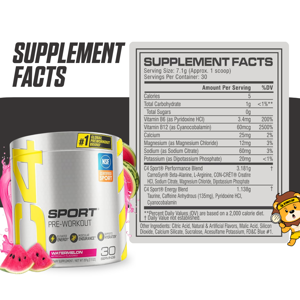 Cellucor, C4 Sport, 20-30 Sers - Ultimate Sup Singapore