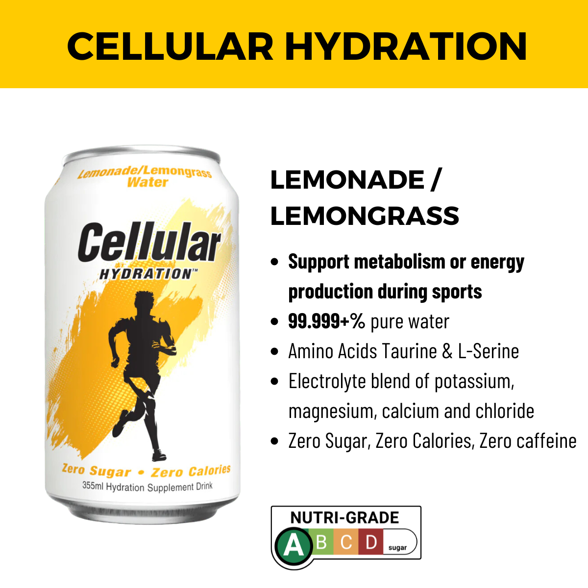 Cellular Hydration LEMONADE / LEMONGRASS