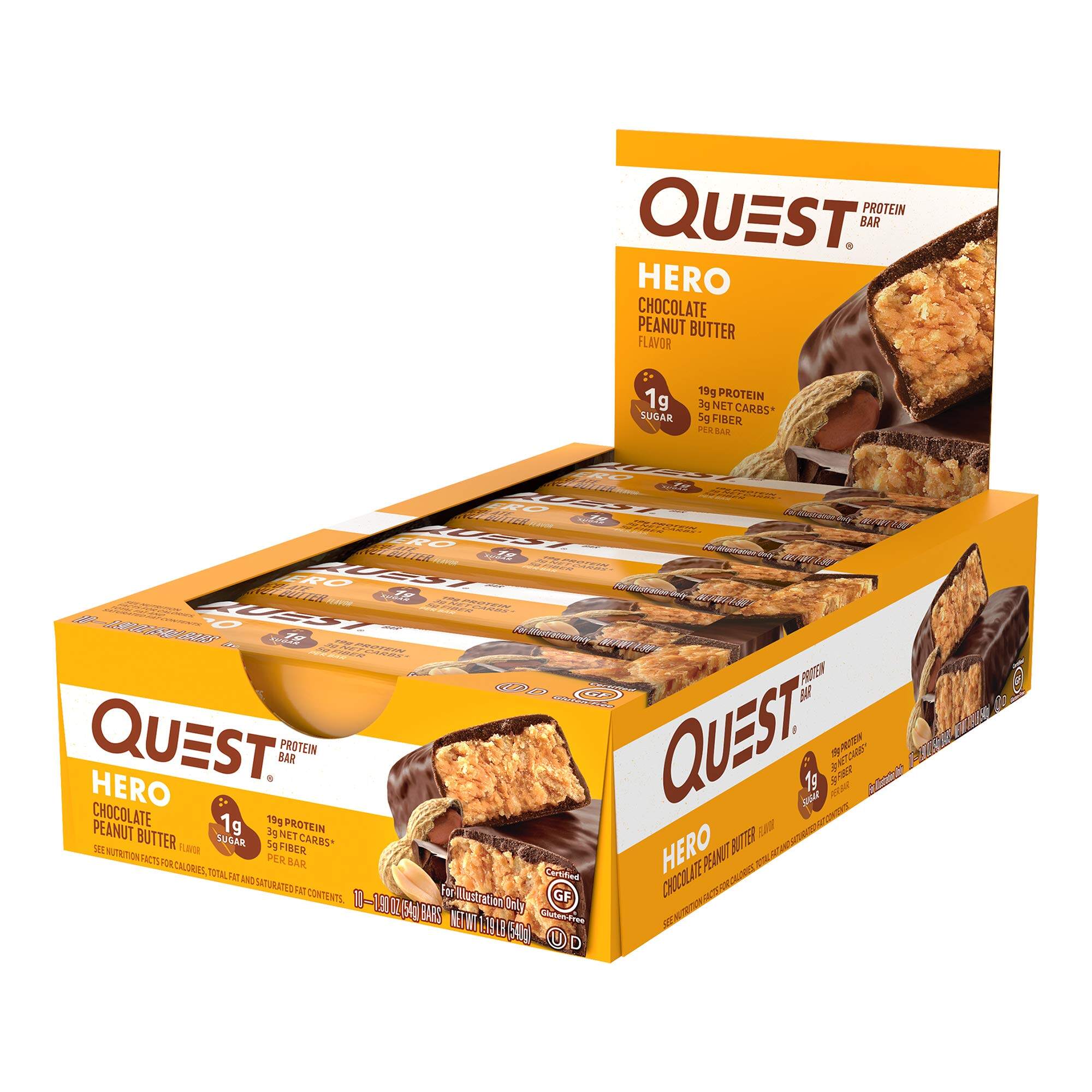 Quest Nutrition, Hero Protein bar, 12 bar - Ultimate Sup Singapore