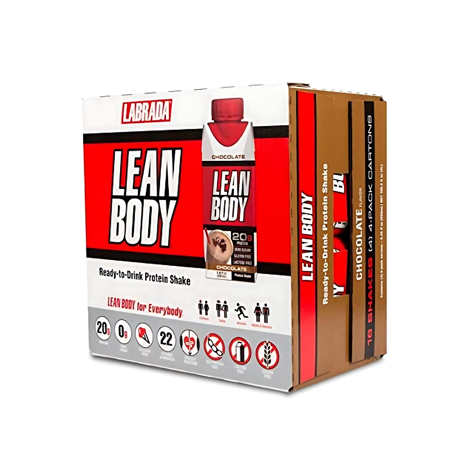 Labrada, Lean Body Ready-to-Drink Protein Shake, Support Lean Muscle, Gluten Free, Healthy Digestion, 250ml - 500ml - Ultimate Sup Singapore