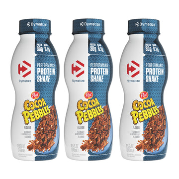 Dymatize, Performance Protein Shake, 6.2g BCAA for Muscle Recovery, No Added Sugar, Various Flavors, 3-12 pcs