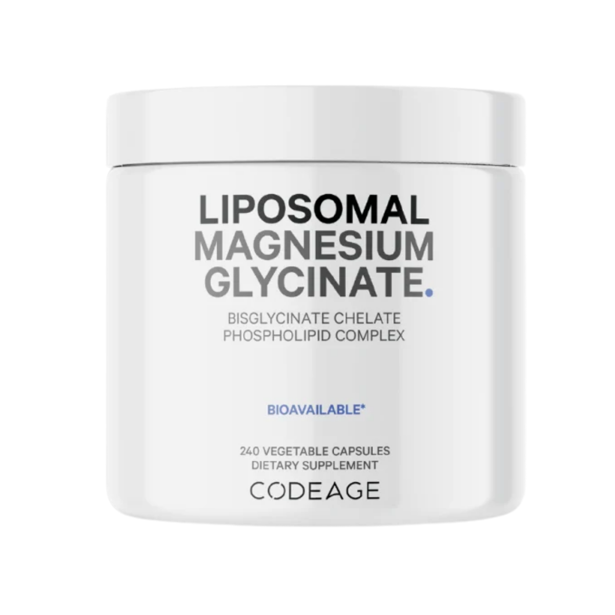 Codeage, Liposomal Magnesium Glycinate, 120-240 Vegetable Capsules - Ultimate Sup Singapore