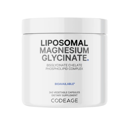 Codeage, Liposomal Magnesium Glycinate, 120-240 Vegetable Capsules - Ultimate Sup Singapore