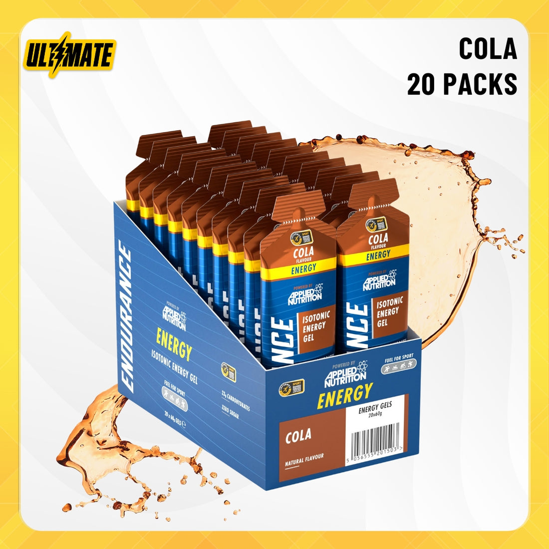 Applied Nutrition Endurance Isotonic Energy Gel - Energy 60G, 20 packs - Ultimate Sup Singapore