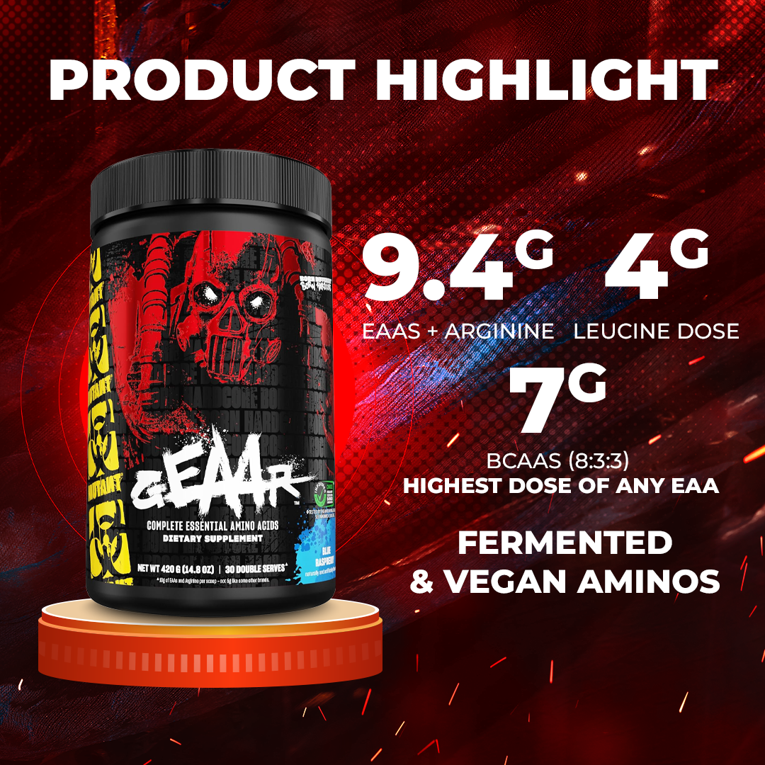 Combo MASS MONSTER, Mutant Mass Extreme 12lbs + CreaKong 300g + Madness 504g + Geaar 378g +  Multi 60caps + Omega 3 200s - Ultimate Sup Singapore