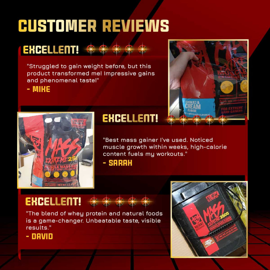 Combo ULTIMATE PERFORMANCE, Mutant Mass Extreme 2500 12lbs + CreaKong 300g + Omega 3 200s + JNX The Curse, Mass Gainer - Ultimate Sup Singapore
