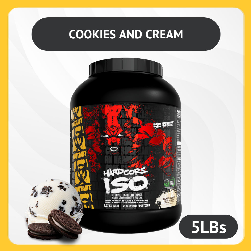 Mutant, Hardcore Iso - Whey Isolate, 1.6-5 lbs